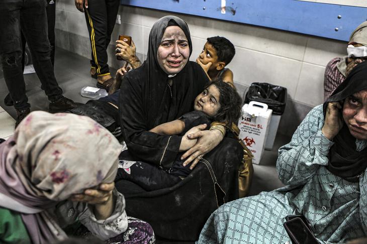 Israel-Hamas War: Pictures from al-Shifa Hospital in Gaza